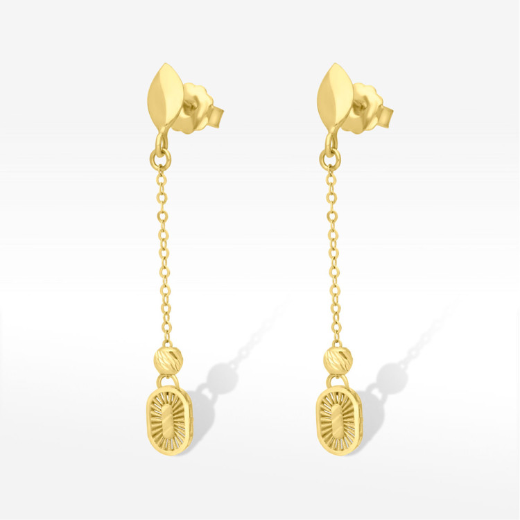 Kolczyki ze złota wiszące