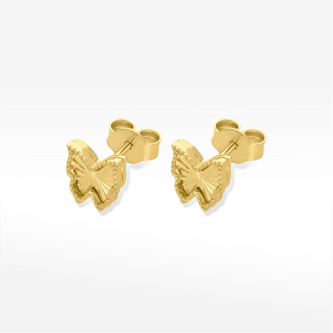 Kolczyki ze złota motyl