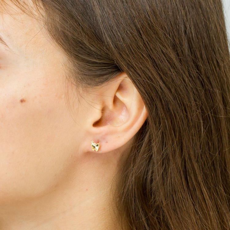 Kolczyki ze złota motyl