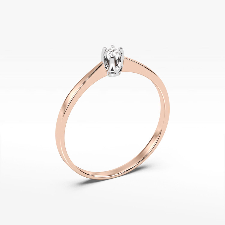 Pierścionek z diamentem