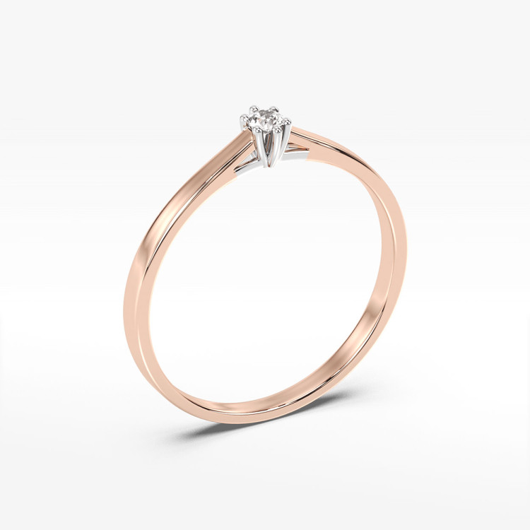 Pierścionek z diamentem