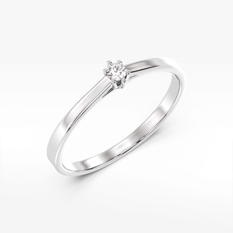 Pierścionek z diamentem