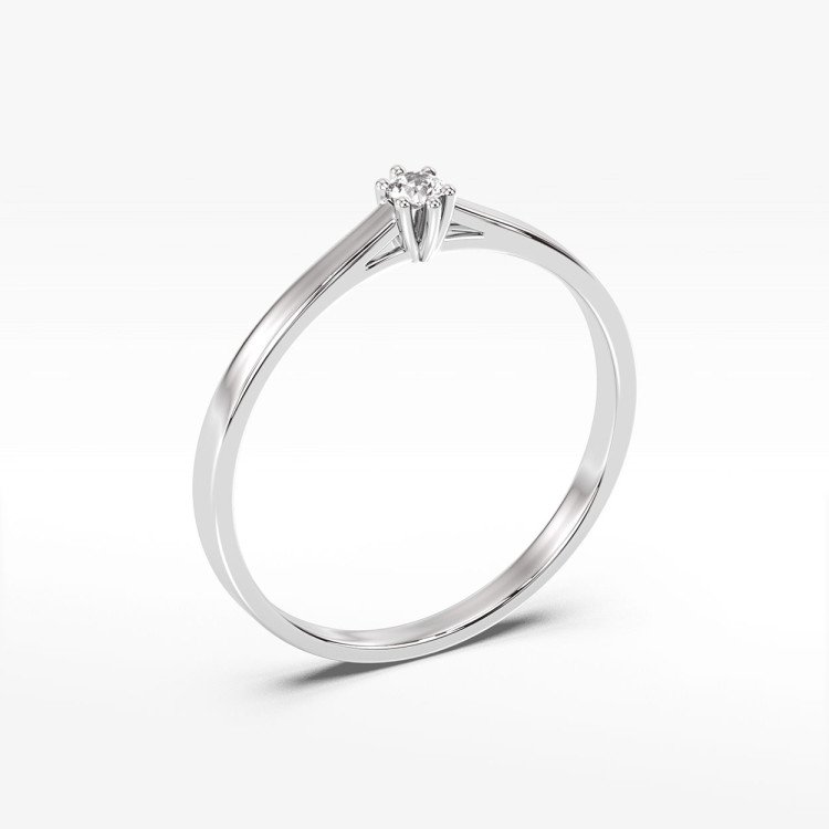 Pierścionek z diamentem