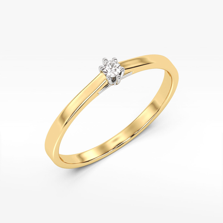 Pierścionek z diamentem