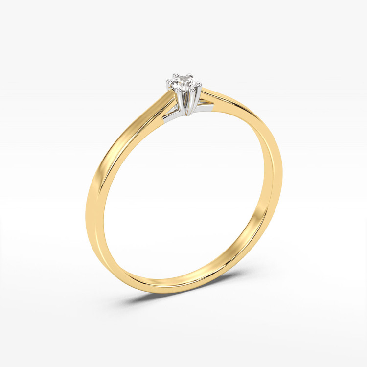 Pierścionek z diamentem