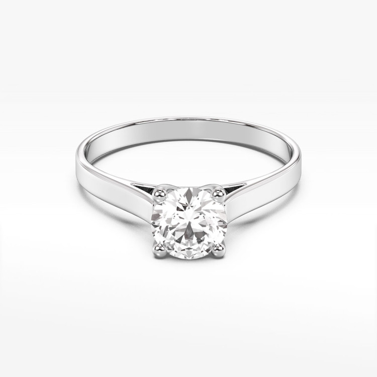 Pierścionek ze złota z diamentem