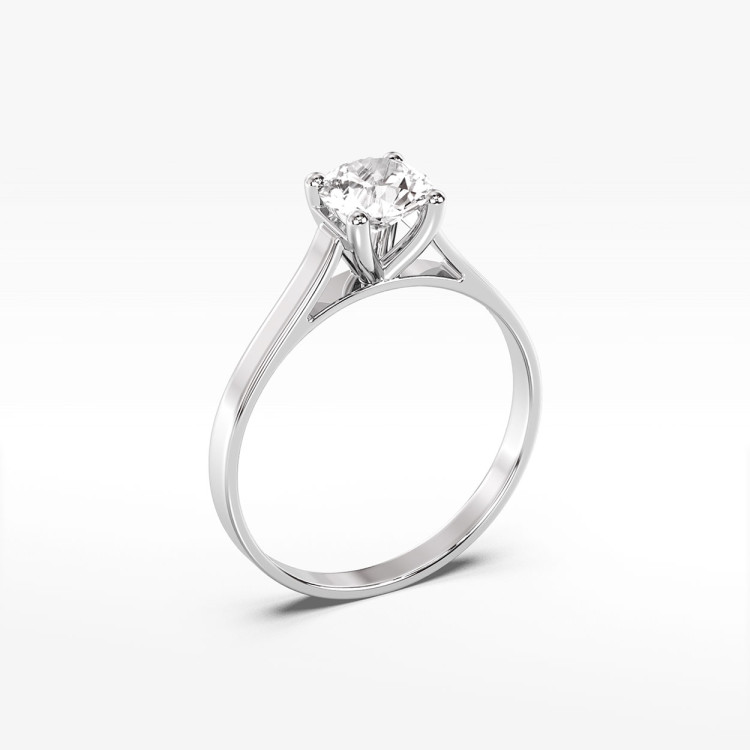 Pierścionek ze złota z diamentem