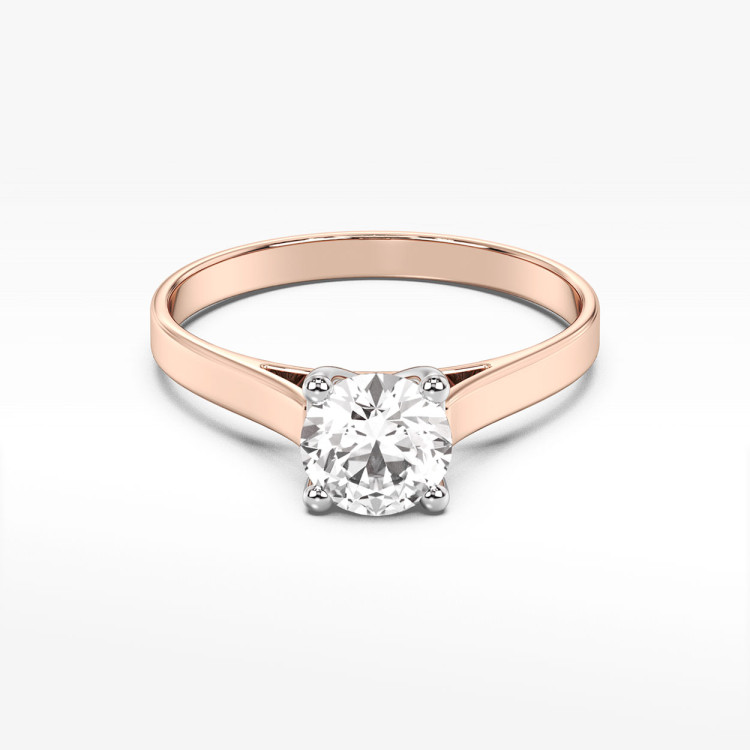 Pierścionek ze złota z diamentem