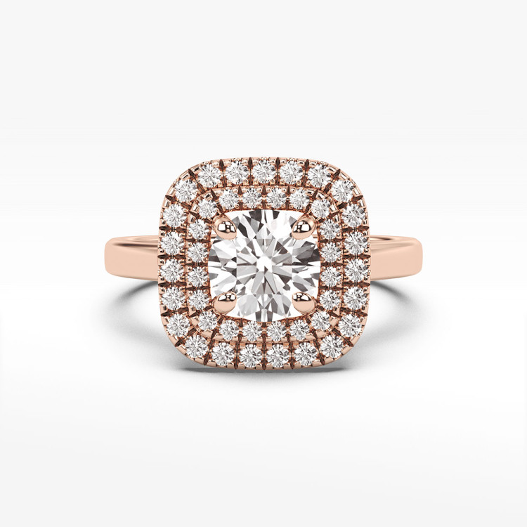 Pierścionek zaręczynowy z diamentami