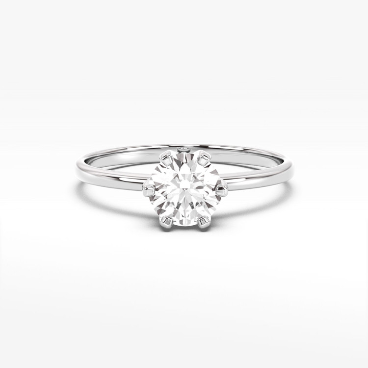 Pierścionek zaręczynowy z diamentem