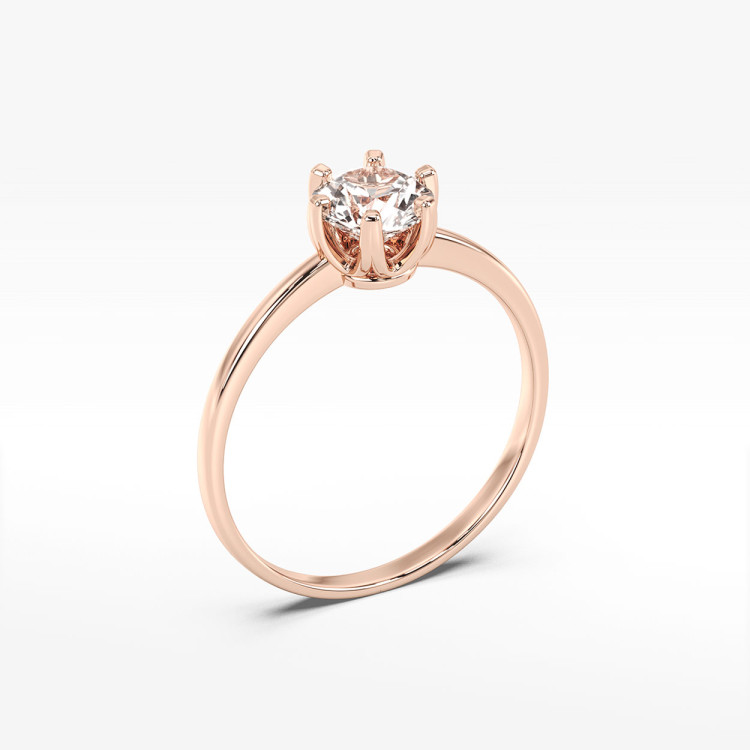 Pierścionek zaręczynowy z diamentem