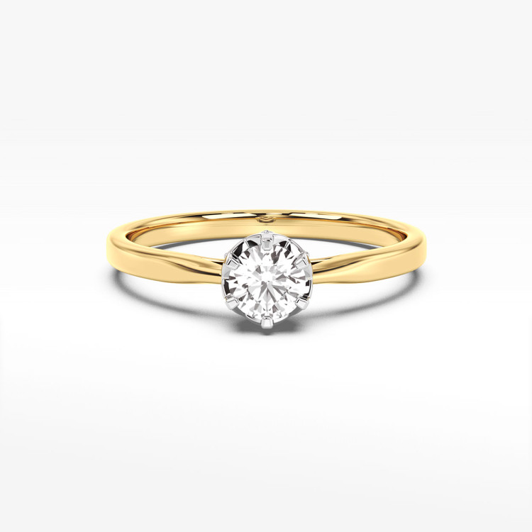 Pierścionek zaręczynowy z diamentami