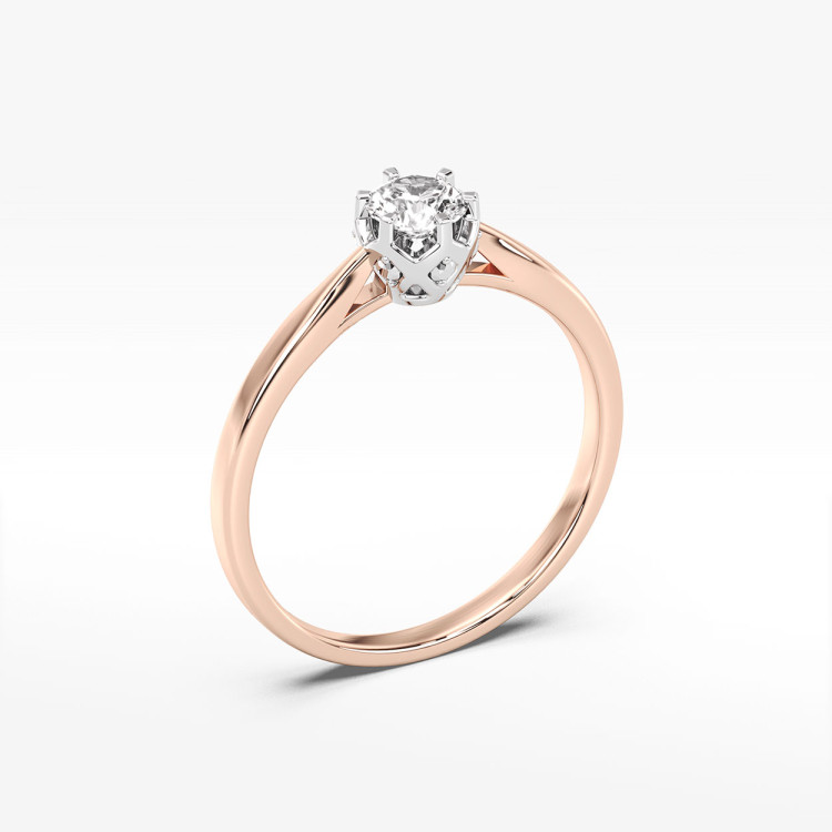 Pierścionek zaręczynowy z diamentami