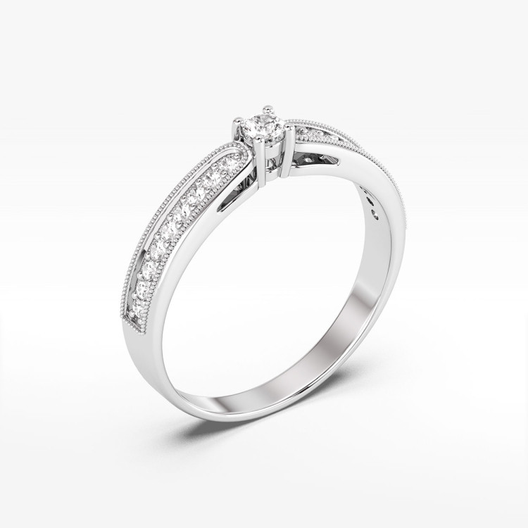 Pierścionek z diamentami