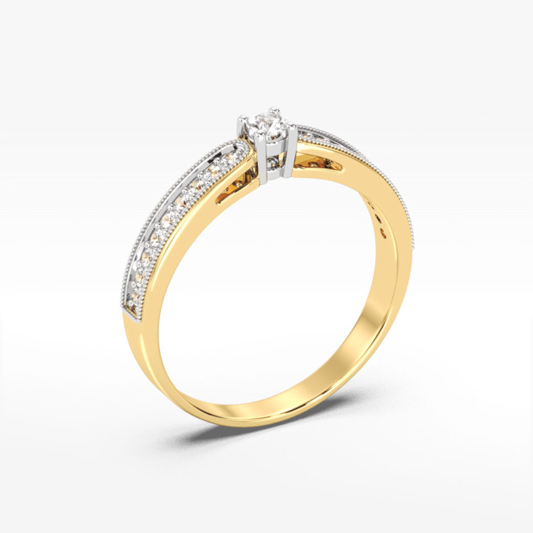 Pierścionek z diamentami