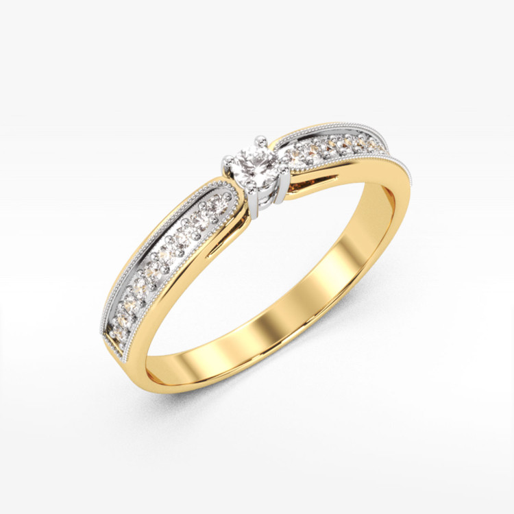 Pierścionek z diamentami