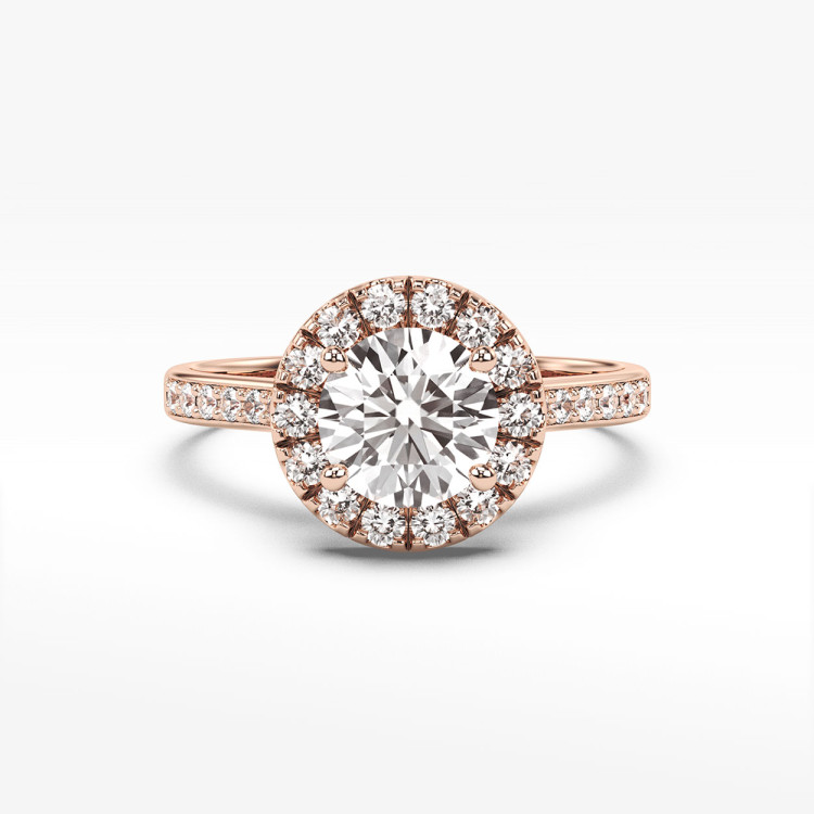 Pierścionek zaręczynowy z diamentami