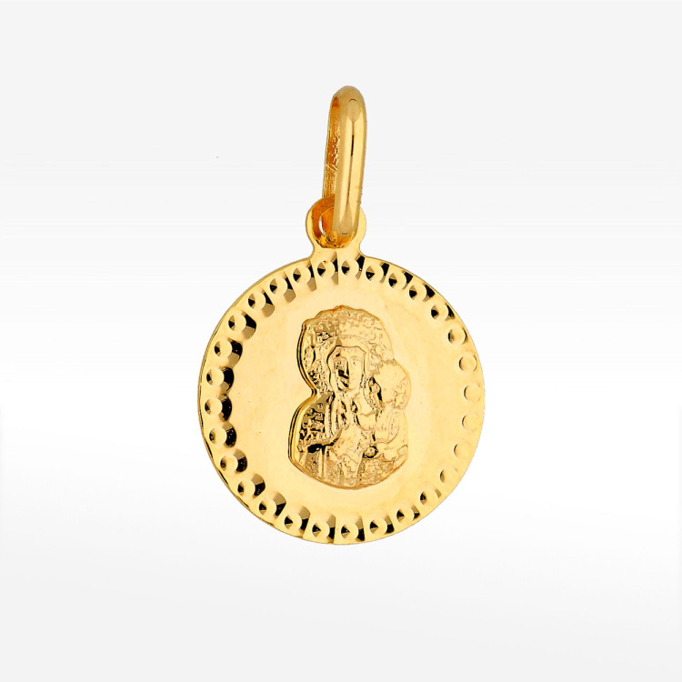 Zawieszka ze złota medalik