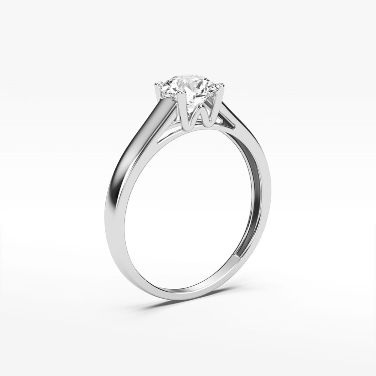 Pierścionek ze złota z cyrkonią