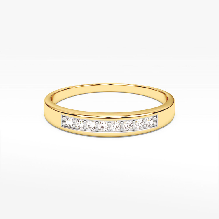 Pierścionek ze złota z cyrkoniami