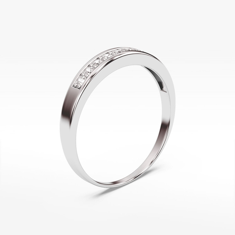 Pierścionek ze złota z cyrkoniami