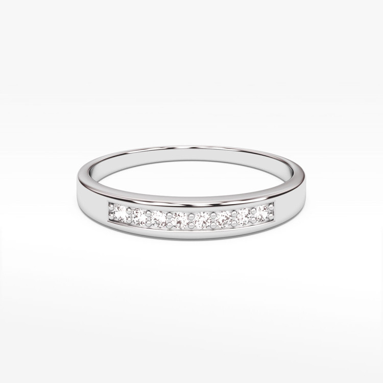 Pierścionek ze złota z cyrkoniami