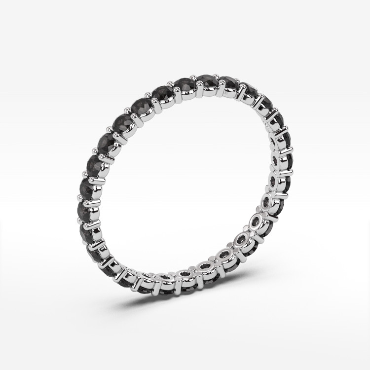 Delikatny pierścionek z cyrkoniami