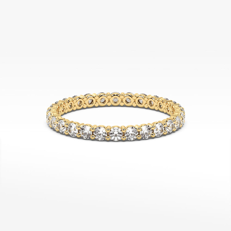 Złoty pierścionek z cyrkoniami