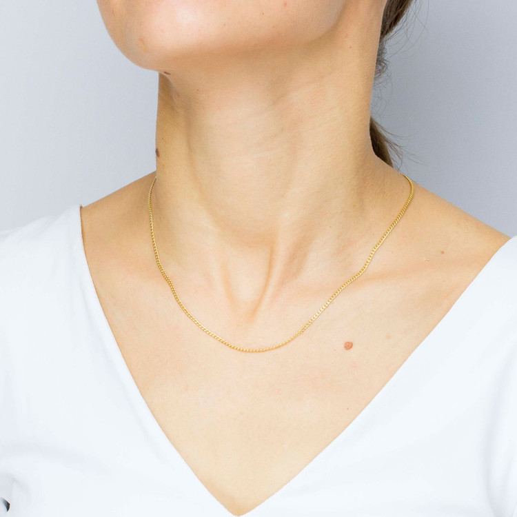 Łańcuszek ze złota pancerka