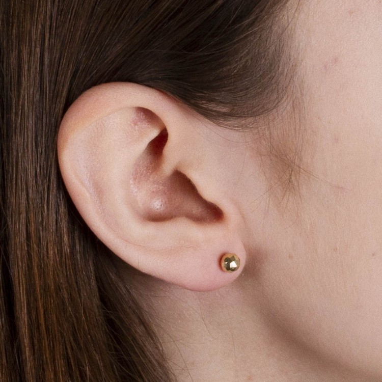 Kolczyki ze złota kulki