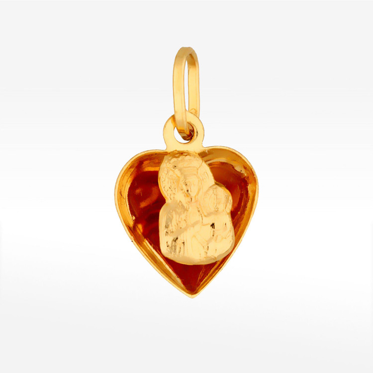 Zawieszka ze złota medalik