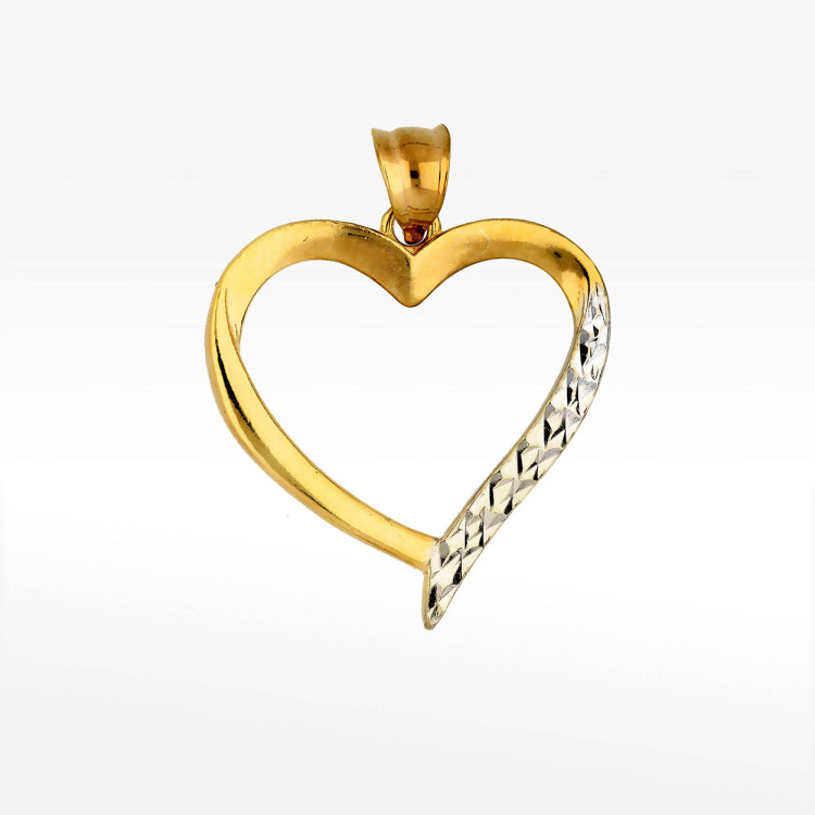 Zawieszka ze złota serce