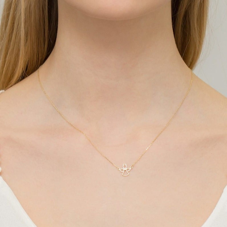 Celebrytka ze złota z diamentami