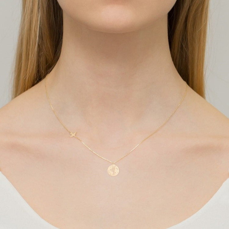 Celebrytka ze złota z diamentami