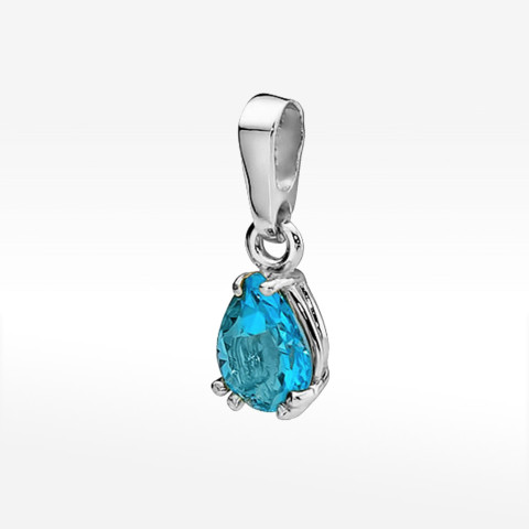 Zawieszka ze złota z topazem