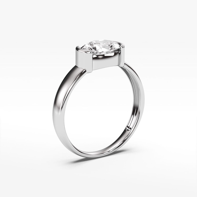 Pierścionek ze złota z cyrkonią