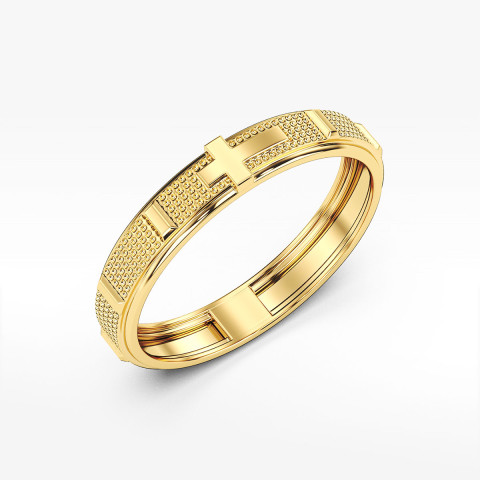 Pierścionek ze złota różaniec