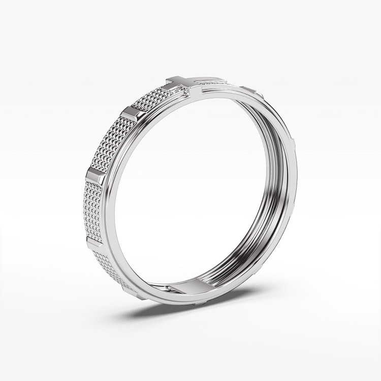 Pierścionek ze złota różaniec