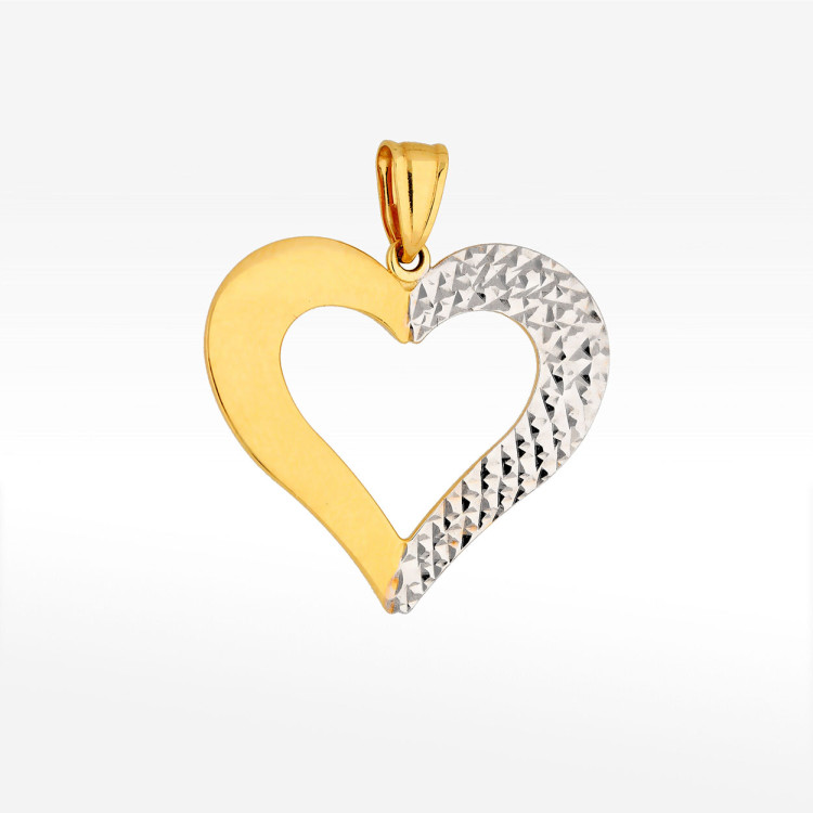 Zawieszka ze złota serce