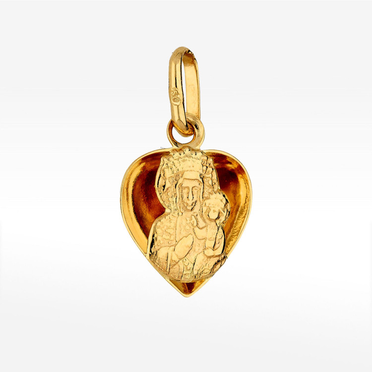 Zawieszka ze złota medalik