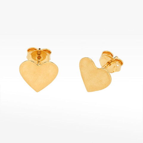 Kolczyki ze złota serca