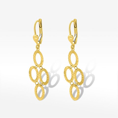 Kolczyki ze złota wiszące