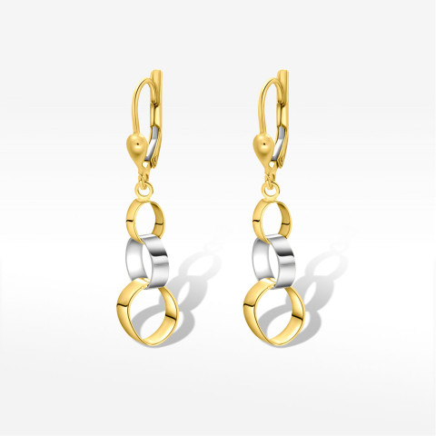 Kolczyki ze złota wiszące