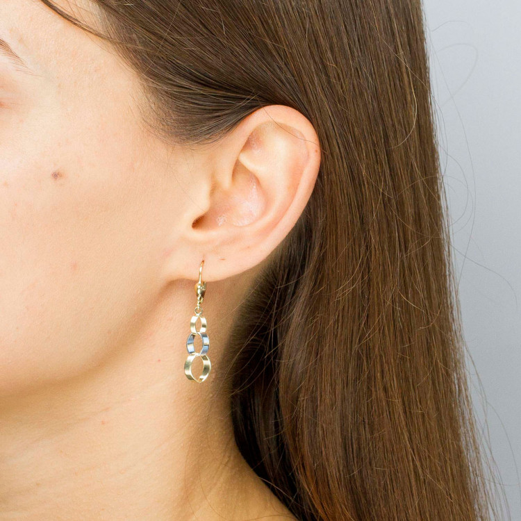 Kolczyki ze złota wiszące