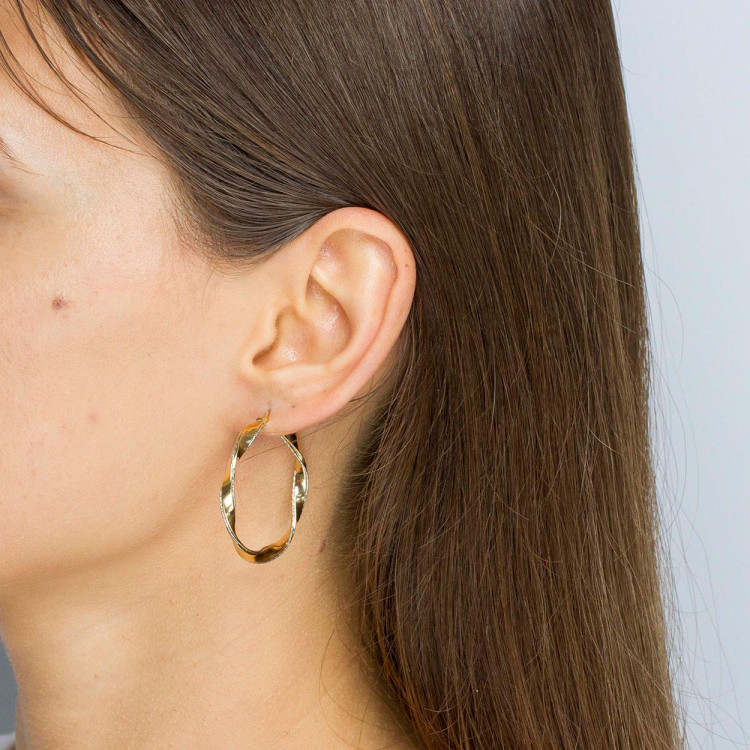 Kolczyki ze złota 3.6cm koła