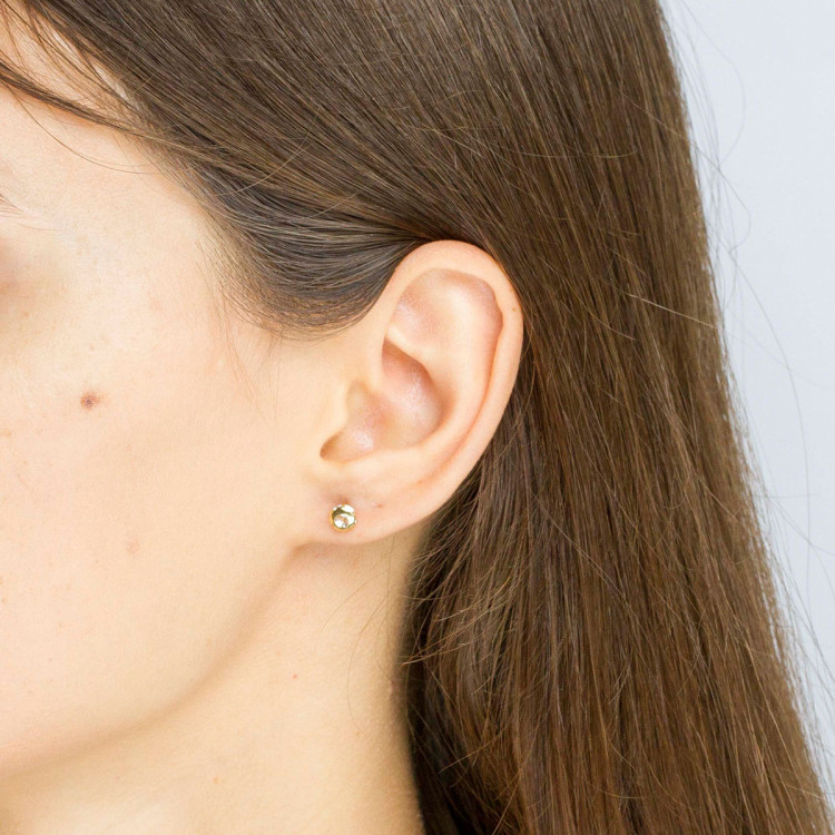 Kolczyki ze złota z cyrkoniami