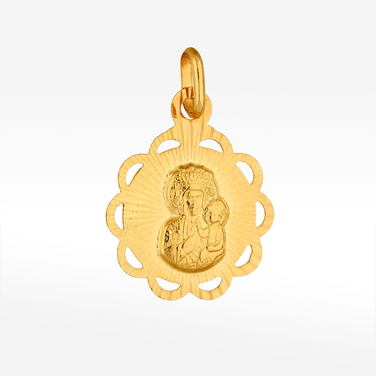 Zawieszka ze złota medalik