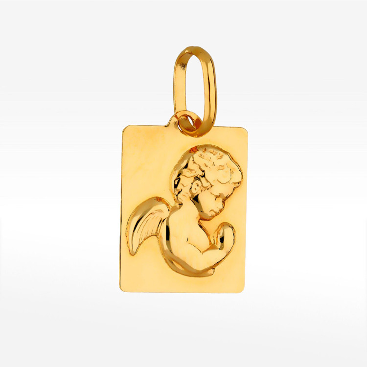 Zawieszka ze złota medalik