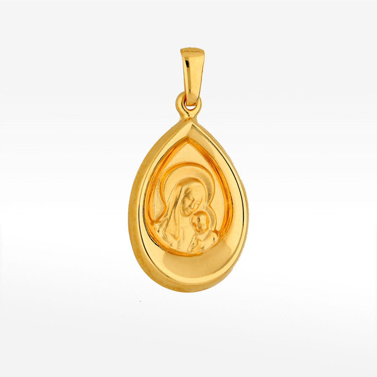 Zawieszka ze złota medalik