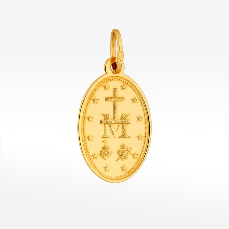 Zawieszka ze złota medalik